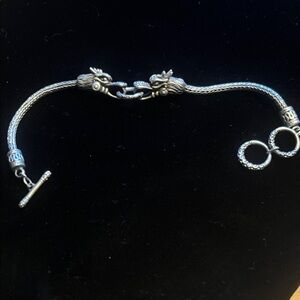 John Hardy naga look a like Silver Dragon Bracelet